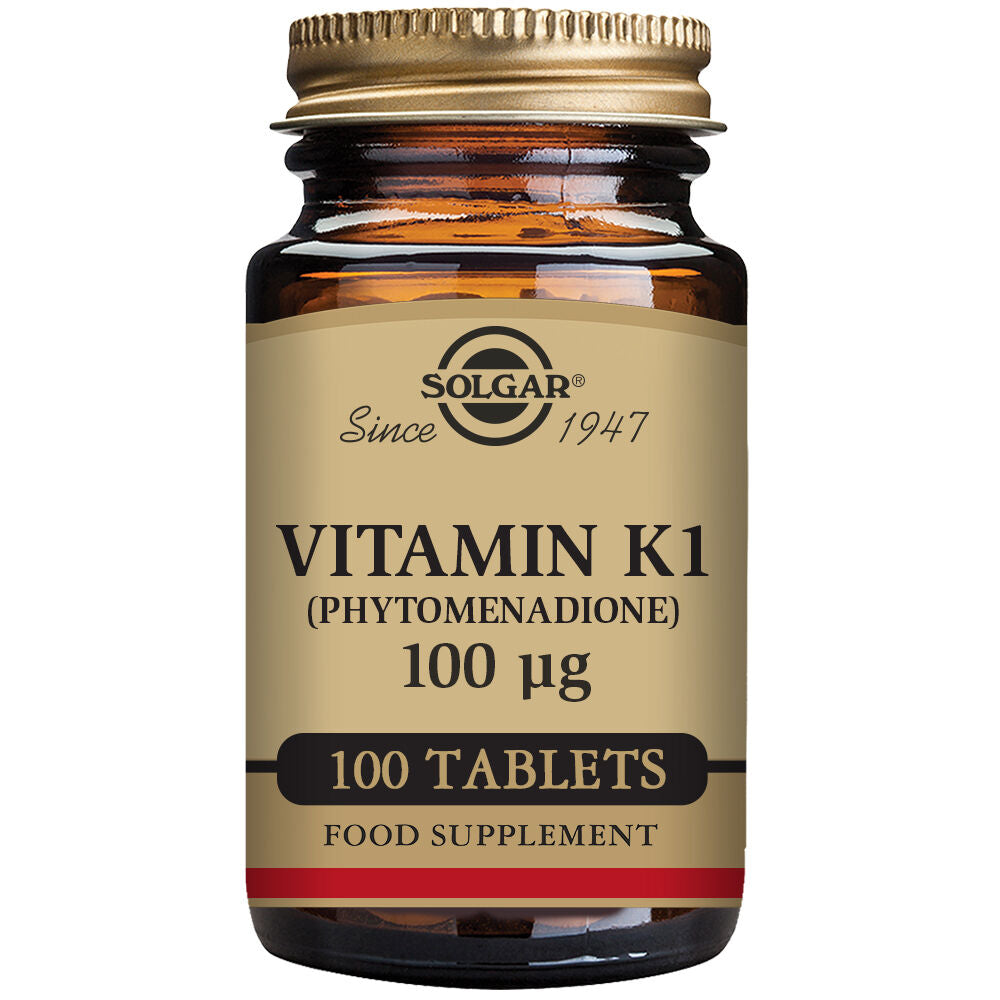 Vitamina K1 (Fitomenadione) Solgar 100 mcg (100 compresse)