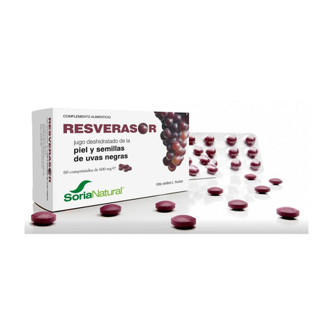 Trattamento Viso Idratante Soria Natural Resverasor 600 mg (60 compresse)