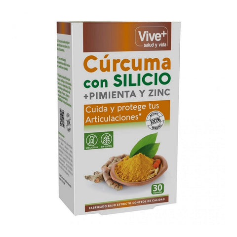 Curcuma Vive+ Pepe Zinco Silicio (30 uds)